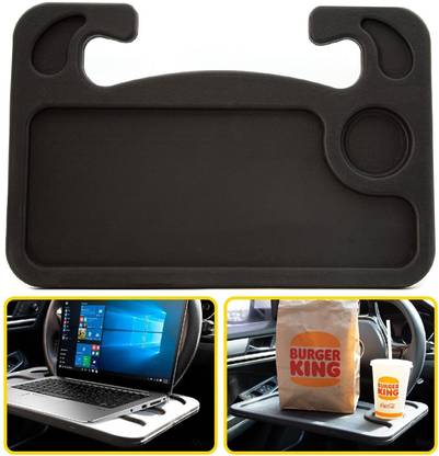 LAVITRA Multipurpose Steering Wheel Desk Cup Holder Tray Table