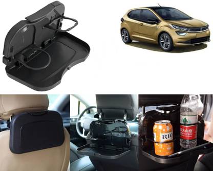 Selifaur FTB303-Multi-Functional Fordable Car Headrest Seat Back Food Tray, Dining Table Cup Holder Tray Table
