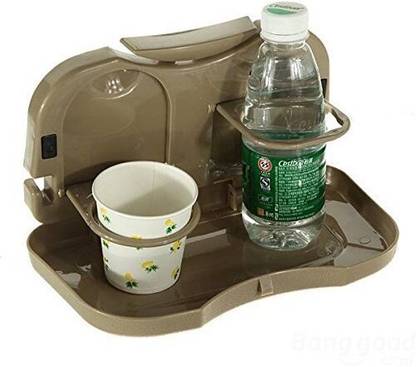 FosCadit Car Back Seat Organizer Dining Table Tray With Bottle Holder Cup Holder Tray Table