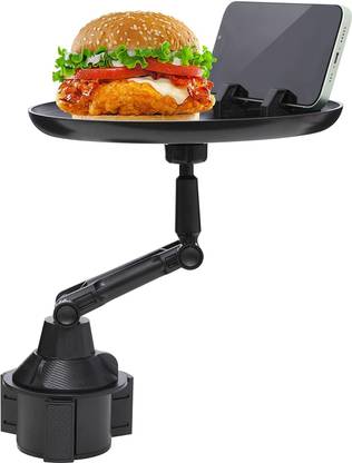 INDIAHUNK LLP Small Food Table Cup Holder Tray Table