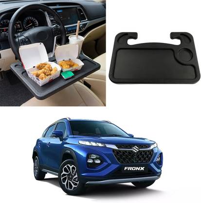 Oshotto (FT-05) Car Steering Wheel Desk with Pen Holder Food Table Laptop For Fronx Cup Holder Tray Table
