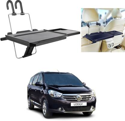 Oshotto FT-08 Car Back Seat Tray, Foldable Laptop Desk and Food Tray For Renault Lodgy Cup Holder Tray Table