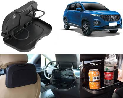Selifaur FTB238-Multi-Functional Fordable Car Headrest Seat Back Food Tray, Dining Table Cup Holder Tray Table