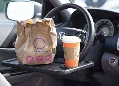 MIG Car Steering Wheel Tray Car Tray for Glass Holder Tray Table