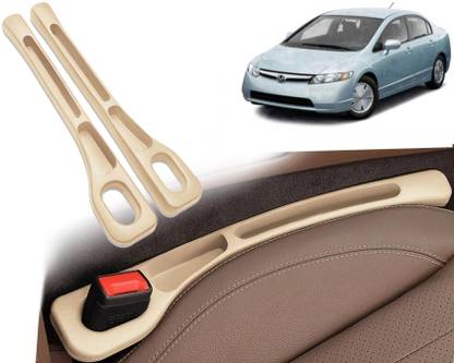 Selifaur BGG111 2 Pcs Light Weight Car Seat Gap Filler (New storage slot)Civic Trunk Organizer