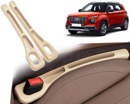 Selifaur BGG155 2 Pcs Light Weight Car Seat Gap Filler (New storage slot)Venue Trunk Organizer