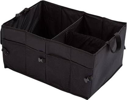 SOCHEP Trunk Organizer And Storage Suv Foldable Multi-Compartment Car Storage Box Trunk Organizer
