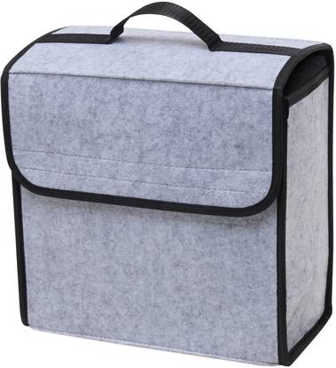 JVCV Car Trunk Boot Organizer Car Storage and Organizer Anti Slip Car Accessories Trunk Organizer