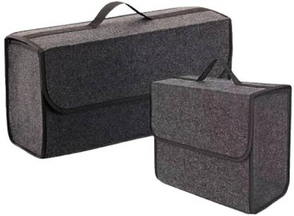 JVCV COMBO PACK Car Trunk Boot Organizer Car Storage Anti Slip Car Accessories Trunk Organizer