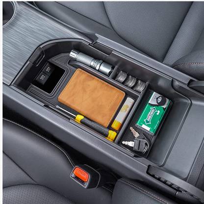 ELEPHANTBOAT Center Console Organizer Compatible with 2018-2023 Toyota Camry XLE XSE Trunk Organizer