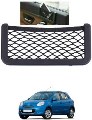 Suprozo Car Interior Net Pocket Jali Mobile Key Holder for Micra Visor Pouch