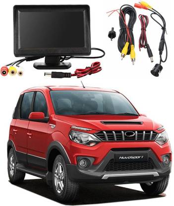 WheelCore 4.3inch Display + Reverse Camera for Mahindra NuvoSport (2017 to Present) Black LCD