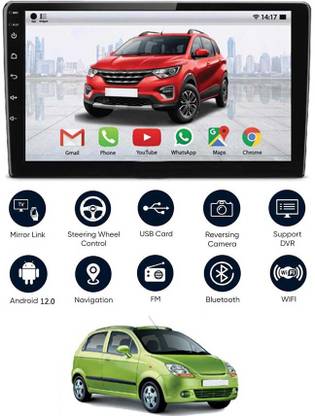 MATIES Universal 9inch Android Touch Screen With 2GB Ram+32GB Rom & GPS Navigation 206 Black LED