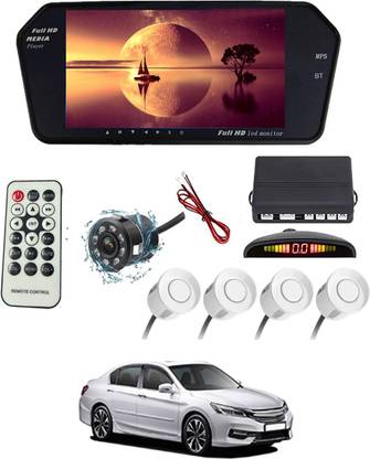 monolive Universal 7inch BT Screen With White Sensor With Parking Camera For Car-01 Multicolor LED