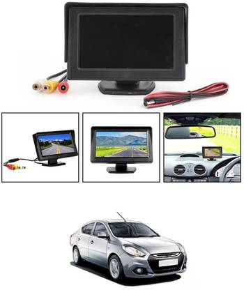 monolive Universal Car Dashboard 4.3Inch TFT Display LCD Monitor Screen-237 Black LCD