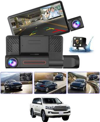 MATIES 4inch DVR Scree with 3Dash Cam,Video Recorder,NightVision & Motion Detection 142 Black LCD