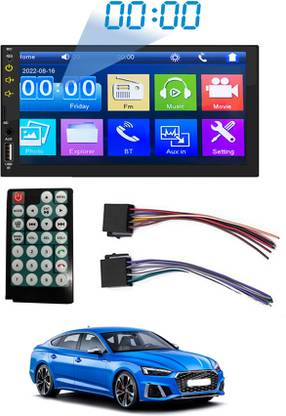 MATIES Player MP3/ mp4/mp5/USB/ FM Player/Bluetooth & Mirror link car Stereo 185 Black LED