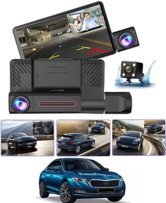 MATIES 4inch DVR Scree with 3Dash Cam,Video Recorder,NightVision & Motion Detection 163 Black LCD