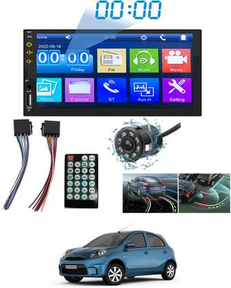 MATIES MP3/ mp4/mp5/USB/ FM Player/Bluetooth & Mirror link 151 Black LED