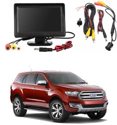 WheelCore 4.3inch Display + Reverse Camera for Ford Endeavour (2016 to 2019) Type 3 Black LCD