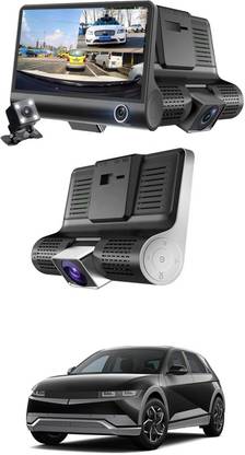 monolive 3Lens/170 Degree/Wide Angle Car Camera DVR/G-Sensor Dashcam For Car-157 Black LCD
