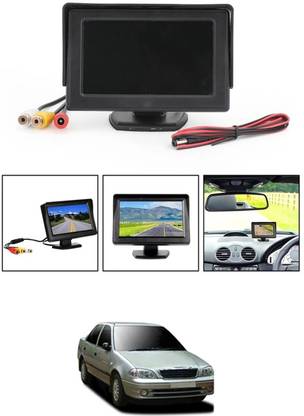 MATIES 12V/4.3 inch High resolution Color TFT LCD Car Monitor For All Cars Black LCD Black LCD