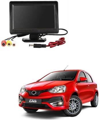 ModifyStyle 4.3inch LCD Display Suitable for Toyota Etios Liva (2017 to Present) Type 3 Black LCD
