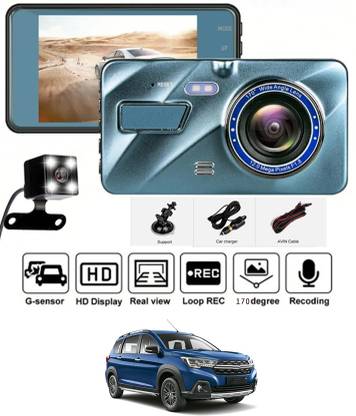 MATIES 4inch DVR Camera Recorder/HD Video/Rearview/Loop Recording/GSensor Universal 264 Blue LED