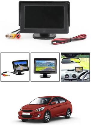 MATIES 12V/4.3 inch High resolution Color TFT LCD Car Monitor For All Cars Black LCD Black LCD