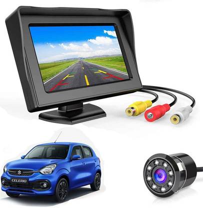 AUTO PEARL 4.3 In Full HD Digital TFT/LCD, Car Dashboard Screen, with HD Rear Camera_L089 Black LED