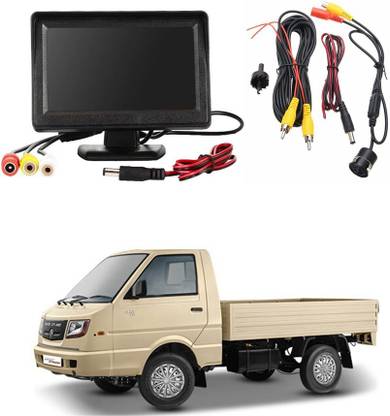 WheelCore 4.3inch Display + Reverse Camera for Tata Dost Black LCD