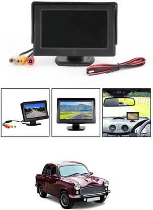 MATIES 12V/4.3 inch High resolution Color TFT LCD Car Monitor For All Cars Black LCD Black LCD