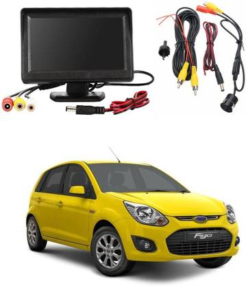 WheelCore 4.3inch Display + Reverse Camera for Ford Figo (2010 to 2015) Type 1 Black LCD