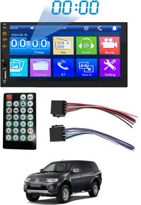 MATIES Player MP3/ mp4/mp5/USB/ FM Player/Bluetooth & Mirror link car Stereo 166 Black LED