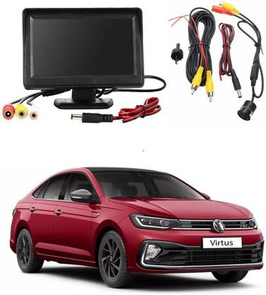 WheelCore 4.3inch Display + Reverse Camera for Volkswagen Virtus Black LCD