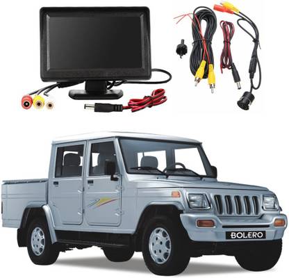WheelCore 4.3inch Display + Reverse Camera for Mahindra Camper (2007 to 2010) Black LCD