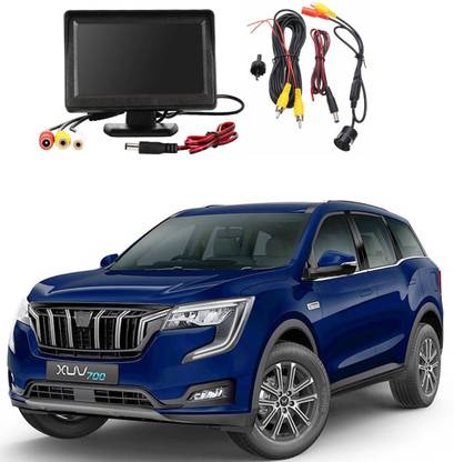 WheelCore 4.3inch Display + Reverse Camera for Mahindra XUV 700 Black LCD