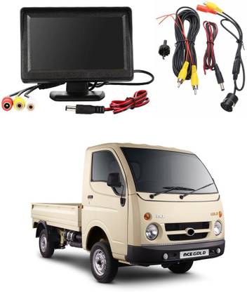WheelCore 4.3inch Display + Reverse Camera for Tata Ace Black LCD