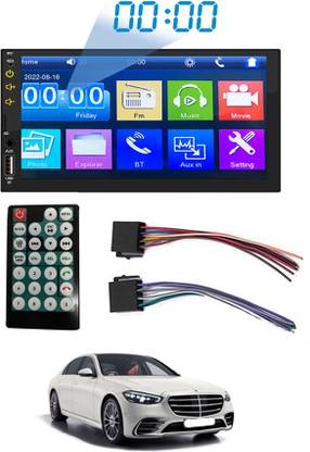 MATIES Player MP3/ mp4/mp5/USB/ FM Player/Bluetooth & Mirror link car Stereo 182 Black LED