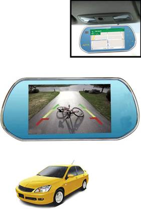 MATIES 7inch full touch screen rear view car mirror monitor with BT/USB/Mirror link-52 Blue LED