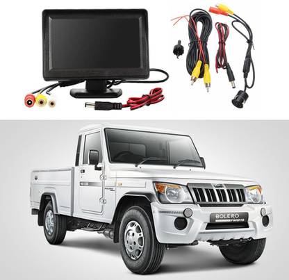 ModifyStyle 4.3inch Display + Parking Camera for Bolero Pickup (2012 to Present) Black LCD