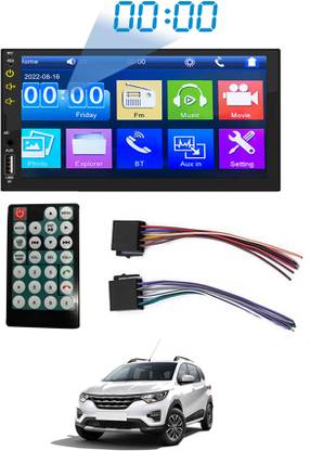 MATIES Player MP3/ mp4/mp5/USB/ FM Player/Bluetooth & Mirror link car Stereo 232 Black LED