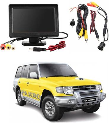 WheelCore 4.3inch Display + Reverse Camera for Mitsubishi Pajero (2002 to 2012) Black LCD