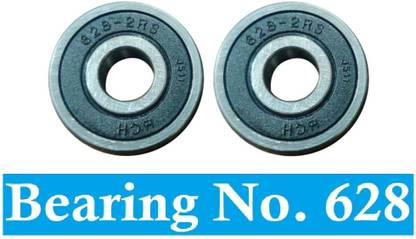 Sauran Pack Of 2 628 Bearing With Inner 8MM And Outer 24MM Size (BR17) Wheel Bearing