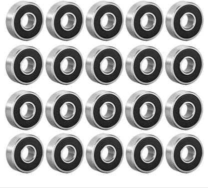 ZMB 607 2RS 20 pieces ID-7MM OD-19MM WIDTH-6MM DIY Project Chrome Steel Ball Bearing Wheel Bearing