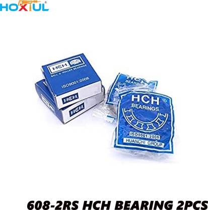 HOXIUL HCH 608-2RS-Double Shielded Miniature Ball Bearing (Pack of 2) For Power Tools Wheel Bearing