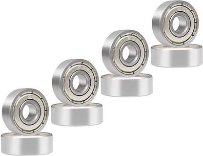 ZMB 606zz Pack of 8 pieces ID-6MM | OD-17MM | WIDTH-6MM Ball Bearing High Speed Wheel Bearing