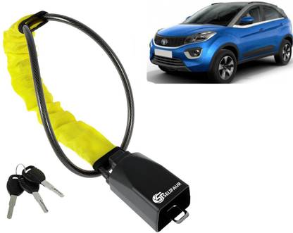 Selifaur W2L388 - Car Steering Wheel Lock Anti-Theft Device with 3 Keys For Nexon Wheel Lock