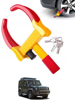 AYW Heavy Duty Anti Theft Wheel Lock with Two Keys For Gurkha Force 2020 Bike/Car/Scooty Security Clamp Lock Wheel Lock