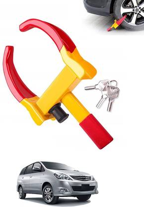 monolive Heavy Duty Anti Theft Wheel Lock With Two Key Universal For Car 155 Universal Anti-Theft Protective Car Wheel Lock Security Tyre Clamp 155 Wheel Lock
